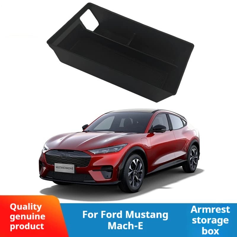 For 21-24 Ford Mustang mach-e car armrest box storage box storage and storage modification car decorations