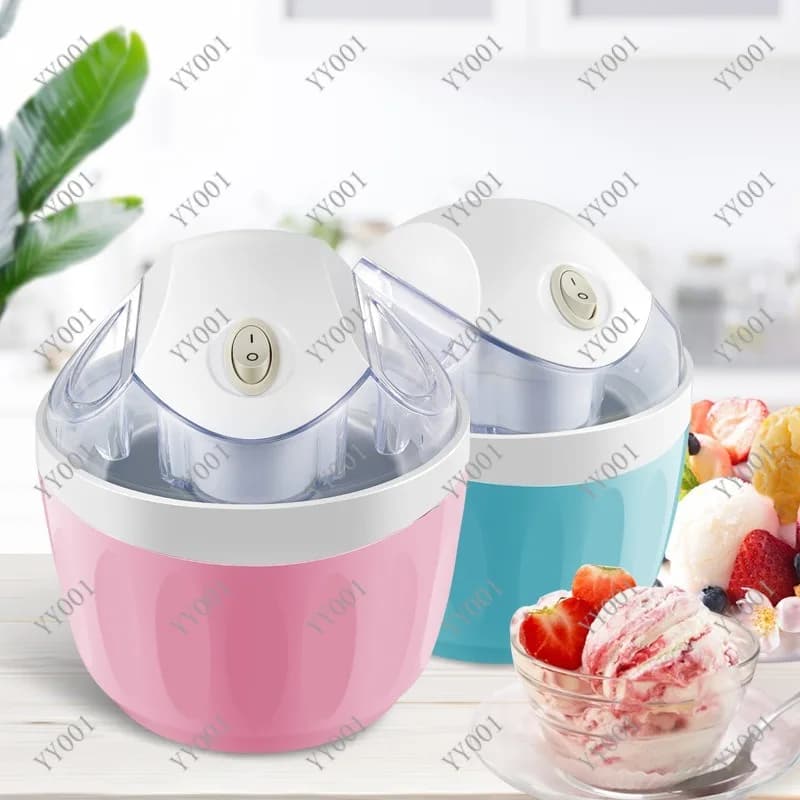 Fully Automatic Mini Ice Cream Maker Small Household Dessert Machine EU US Plug
