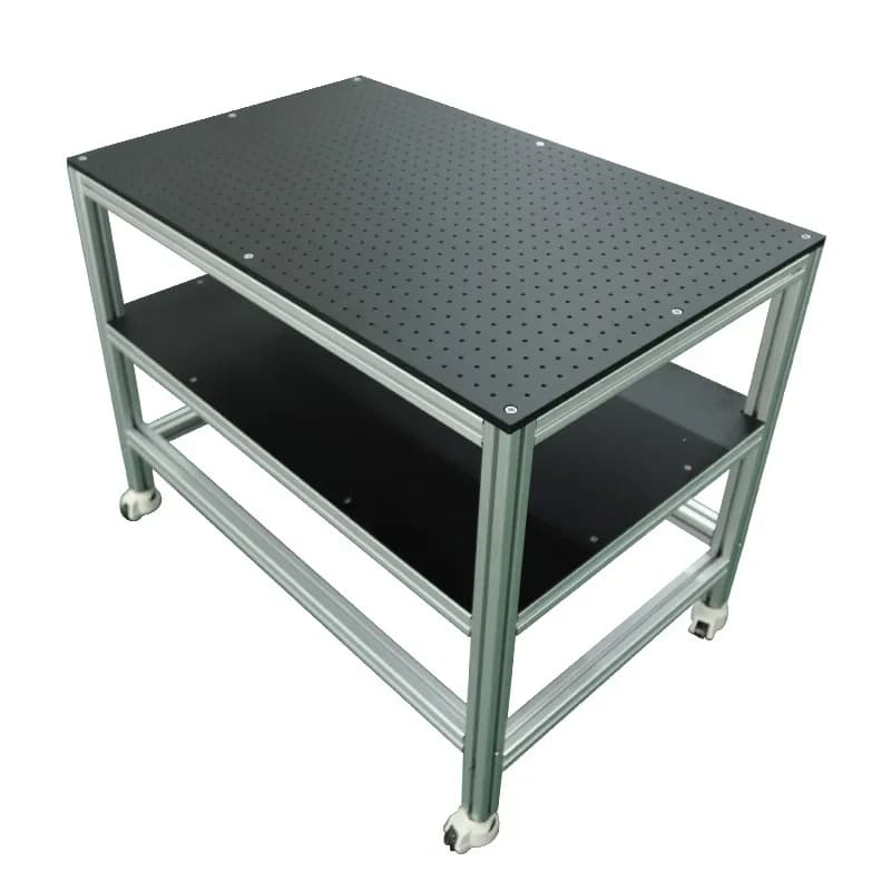 Portable Laboratory Bench Optical Flat Breadboard Central Bench Laboratory Test Table Operating Bench