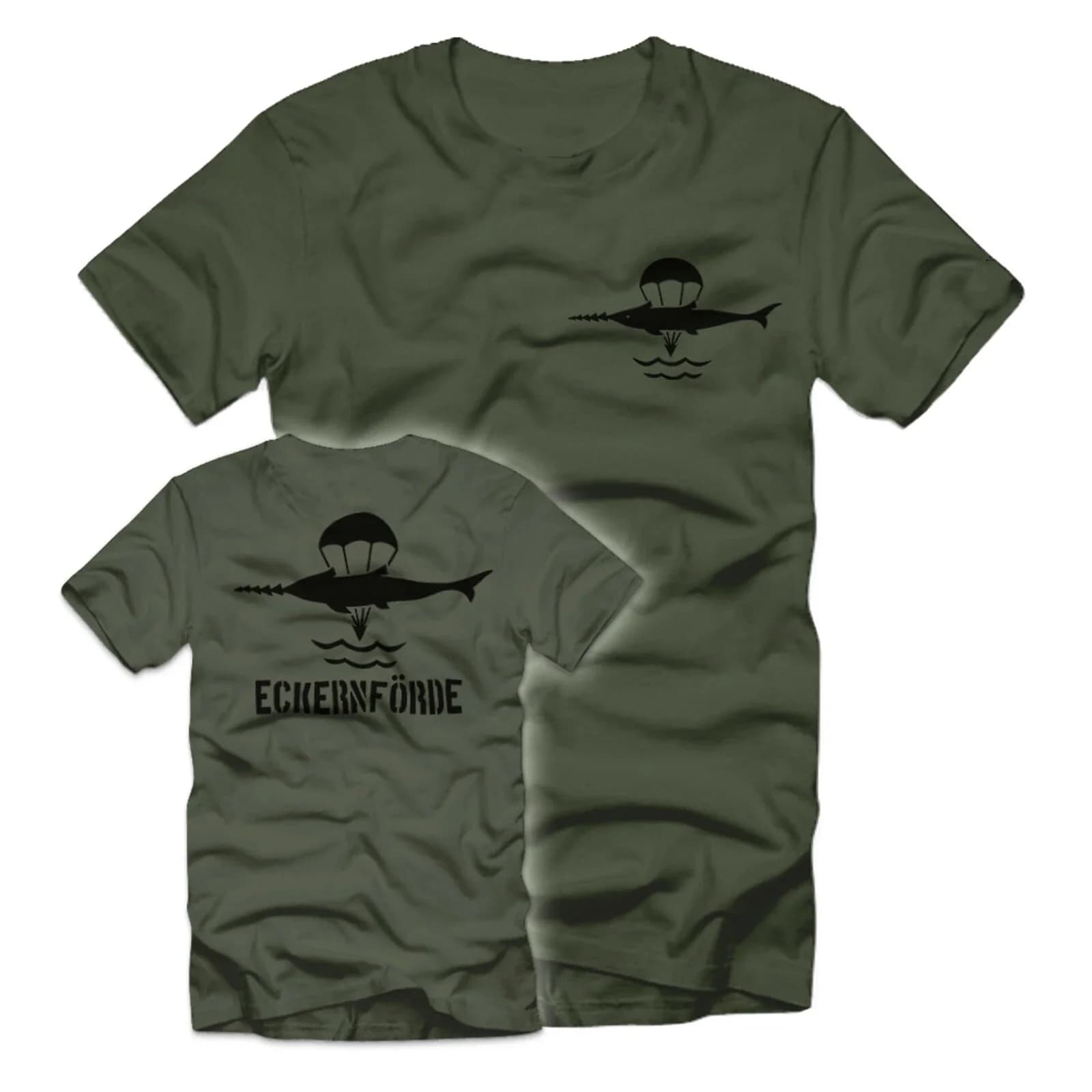 Kampfschwimmer Kompanie Eckernförde Bundeswehr BW Waffentaucher Tshirt Men's 100% Cotton Casual T-shirts Loose Top Size S-3XL