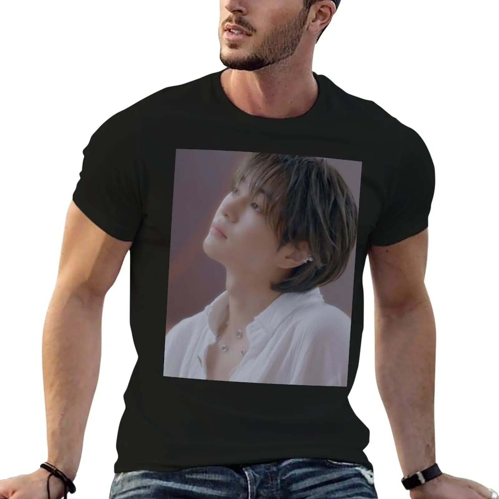 Onew Circle MV Tunnel Set T-Shirt funny shirt cotton graphic t shirt vintage shirts graphic tee men