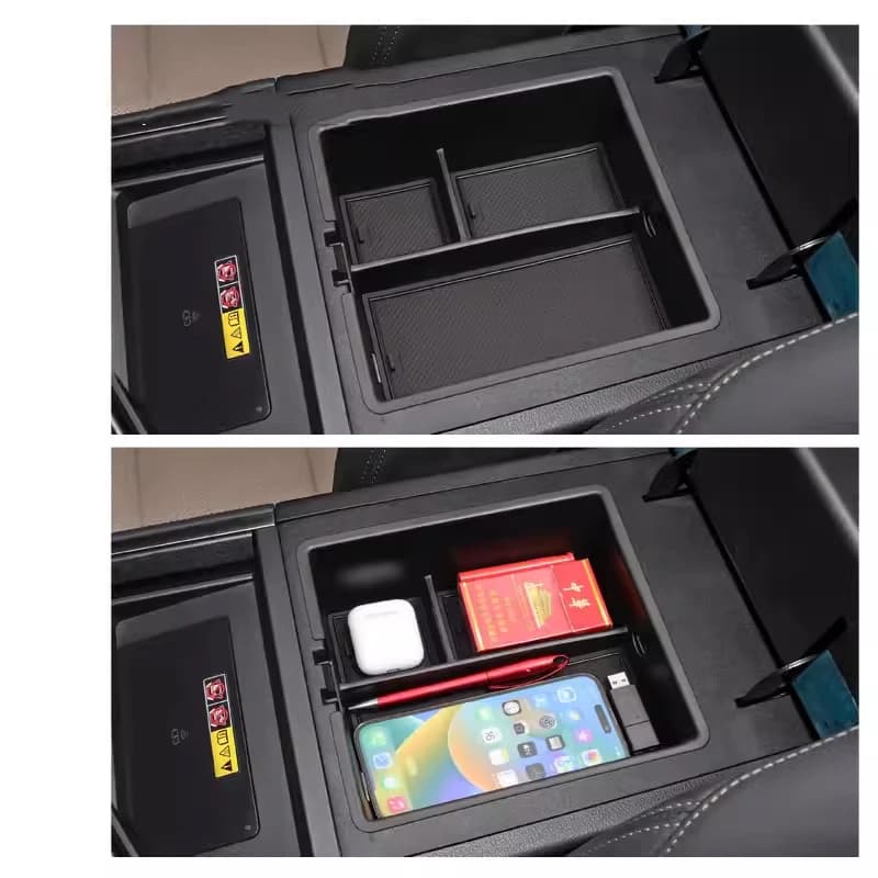 Center Console Armrest Storage Box Organizer Tray For Lexus GX550 2024-2026 Car Interior Accessories