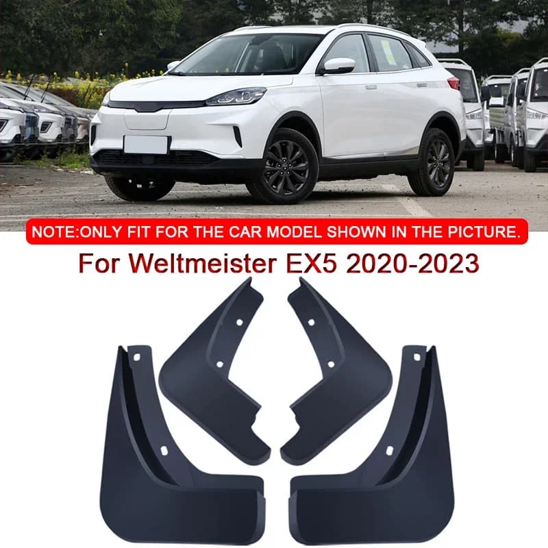For Weltmeister EX5 W6 EX5-Z 2020-2023 Car Styling ABS Car Mud Flaps Splash Guard Mudguards MudFlaps Front Rear Fender Accessory