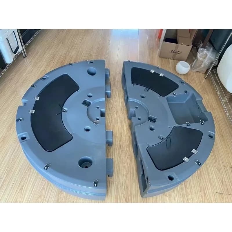 Professional 360 Degree Rotomolding Kayak Mould Portable Splicing Style Fishing Boat for 1 Person New Condition