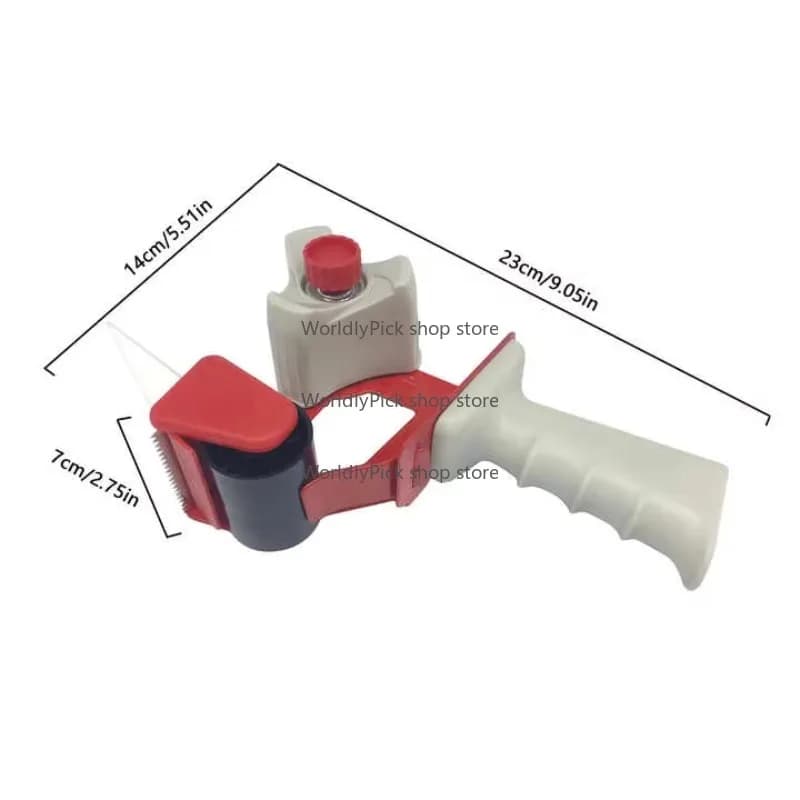 2 Inch High-Quality Carton Sealer Cutter Plastic Tape Dispenser Shipping Roller for Box Packaging Industrial Use