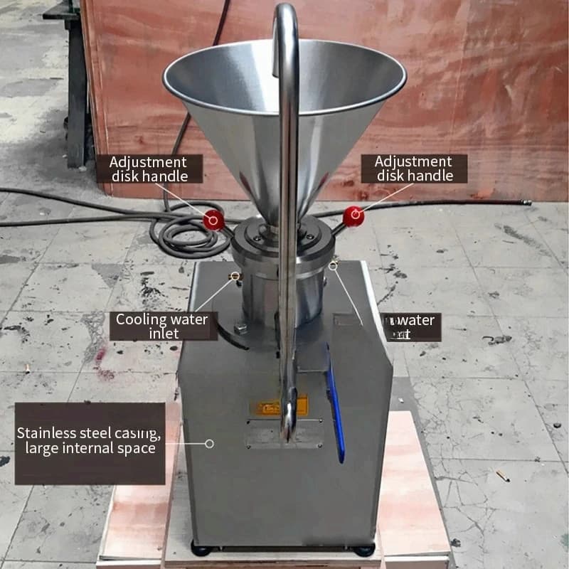 superfine crushed gouache mixed ground peanut 1PC JMC-60 Vertical colloid mill pulp machine JMC-60 vertical colloid refiner