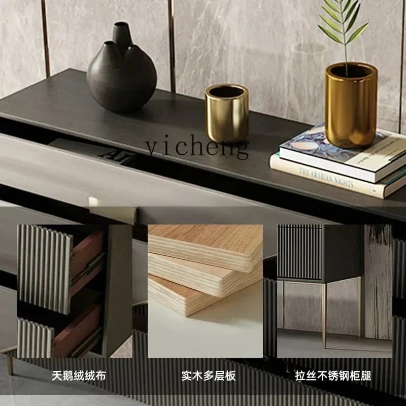 b3 minimalist entrance cabinet modern foyer entry decoration cabinet living room storage partition cabinet