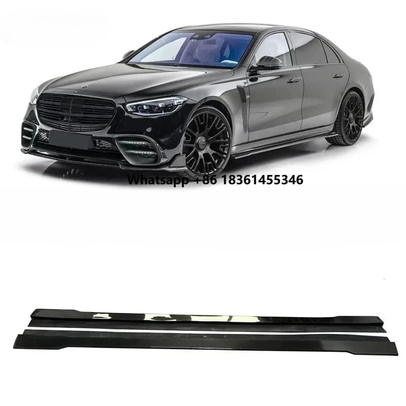 For W223 Carbon Fiber Side Skirts