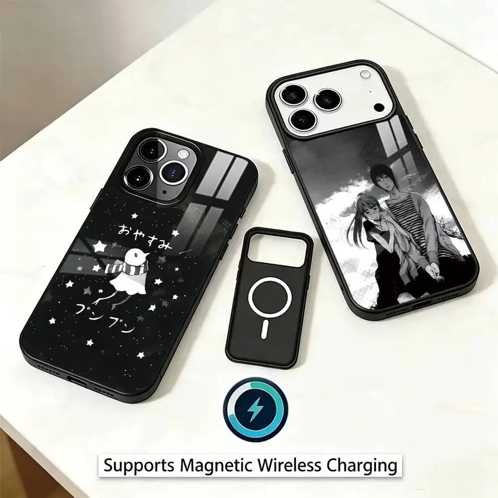 Goodnight Oyasumi Punpun Phone Case For iPhone17,16,15,14,13,12,11 Plus,Pro Magnetic Supports Magnetic Wireless Charging
