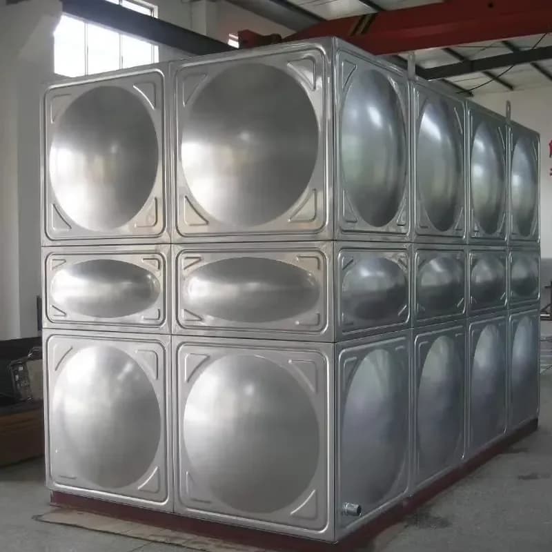 1000m3 SS Stainless Steel Water tank for Home Portable Sink With Water tank