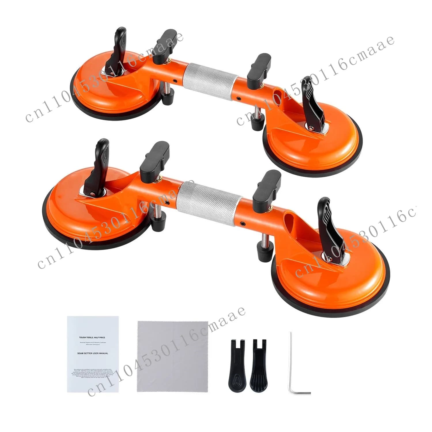 2 Packs Stone Seam Joiner 180°Adjustable Seamless Seam Setter with 5 in Vacuum Suction Cups Installation Tool for Tile