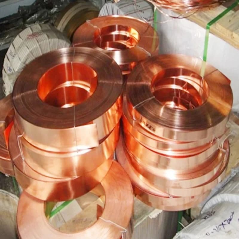 Pure Copper Strip Sheet Foil Roll 0.01-1mm x 10-600mm for Electrical Grounding Shielding Crafts DIY Flexible Conductive Material