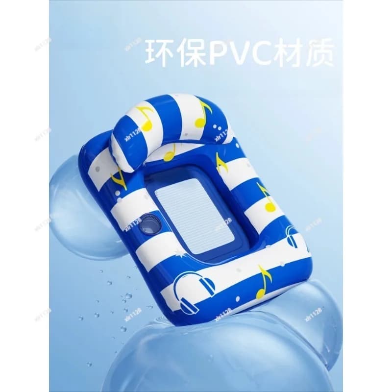 Inflatable Water Floating Lounger Swim Float Pad For Seaside Pool Water Entertainment