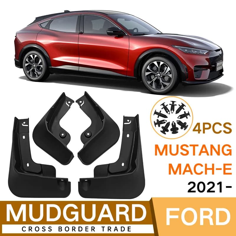 For Ford Mustang MACH-E MACHE 2021 Mud Flaps Mud Guards Splash Guards Wheel Splash Shield Auto Exterior Modified Accessories