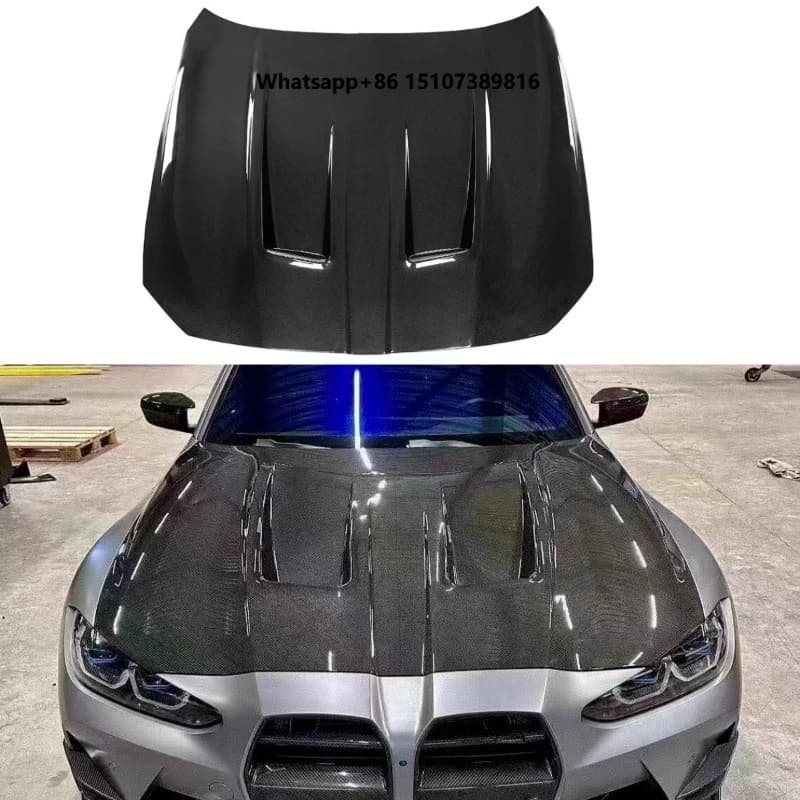 G80 G82  N Style Real Carbon Fiber Engine Bonnet  Hood Engine Cover for G80 M3 G82 M4