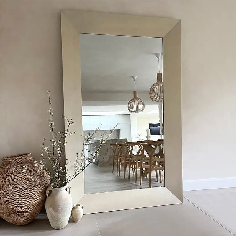 Nordic Bed Room Decorative Mirrors Wall Aesthetic Square Luxury Mirrors Full Body Living Room Specchi Decorativi Home Decor Item