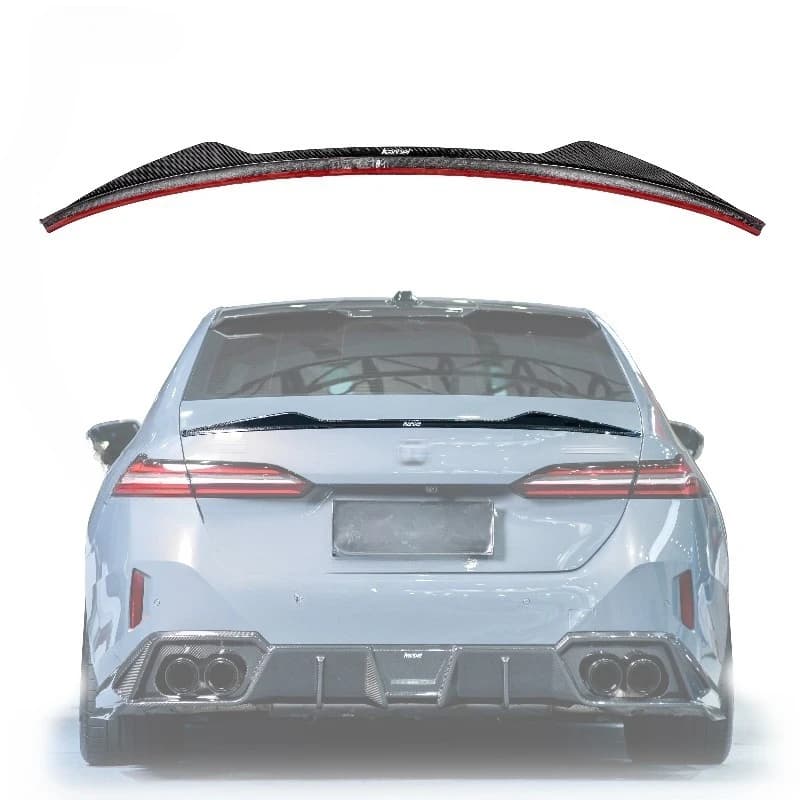 Karbel Spoiler KB Style  Dry Carbon Fiber Pre-preg Rear Tail  Wing Spoiler for BMW5 Series G60 G68 520i 530i 540i 1972-2023