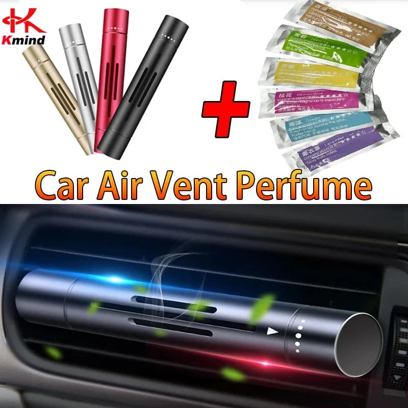 Car Vent Clip Air Freshener – Long‑Lasting Aroma Diffuser, Universal Fit Auto Interior Accessory, Premium Scented Perfume
