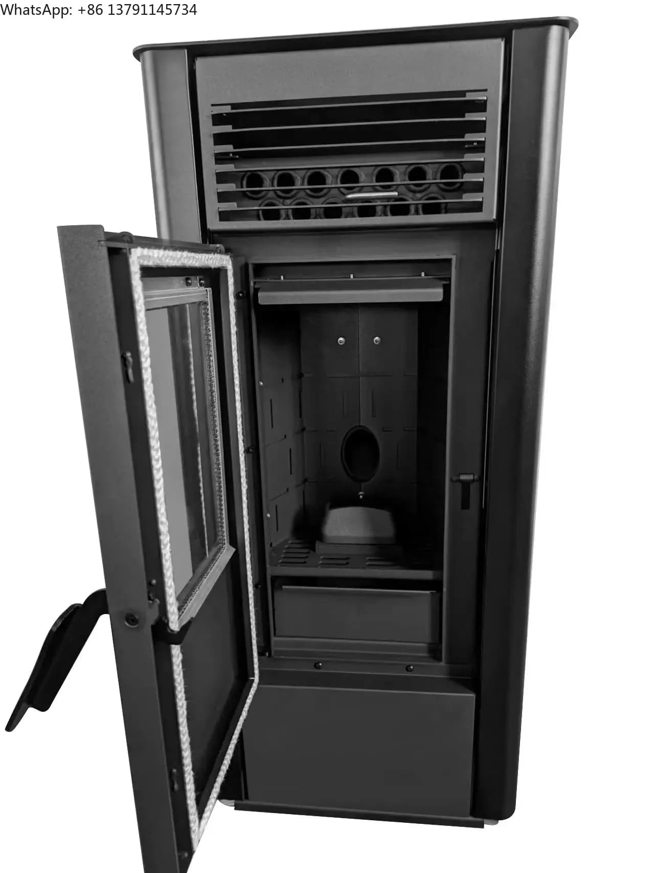 European Style Wood Pellet Stoves KT0904A 9KW Automatic Feeding Smokeless Wifi Room Heating Pellet Stove withController