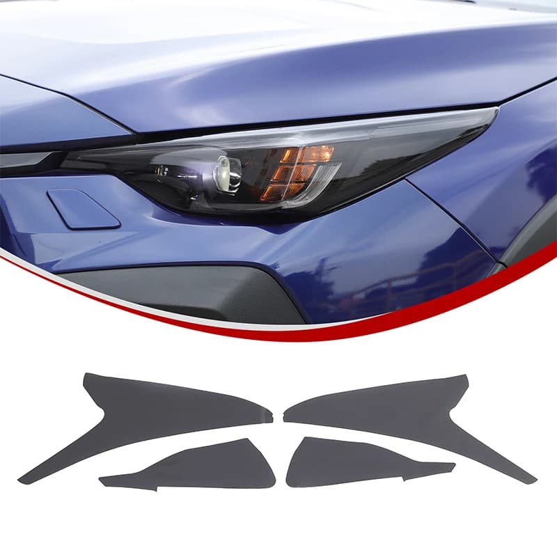 For Subaru Crosstrek 2024+ TPU Black Car Headlight Rear Headlight Fog Light Film Decoration Sticker Car Protection Accessories