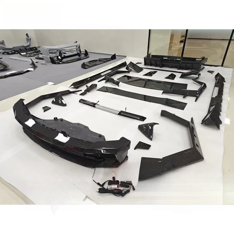 High Quality MSY Carbon Fiber Tuning Body Kit Front Rear Bumper Hood Fender Side Skirts Precise Fit Upgrade Parts For Cybertruck