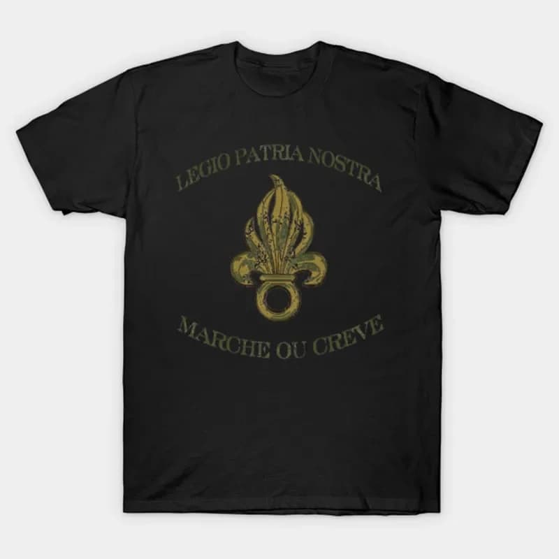 French Foreign Legion Men T-Shirt Short Sleeve Casual Cotton O-Neck Summer Tees