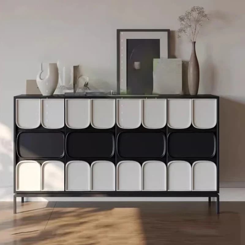 Modern Vintage Living Room Cabinets Glamour Unique Design Simple Display Cabinet Round Quality Style Muebles Home Furniture