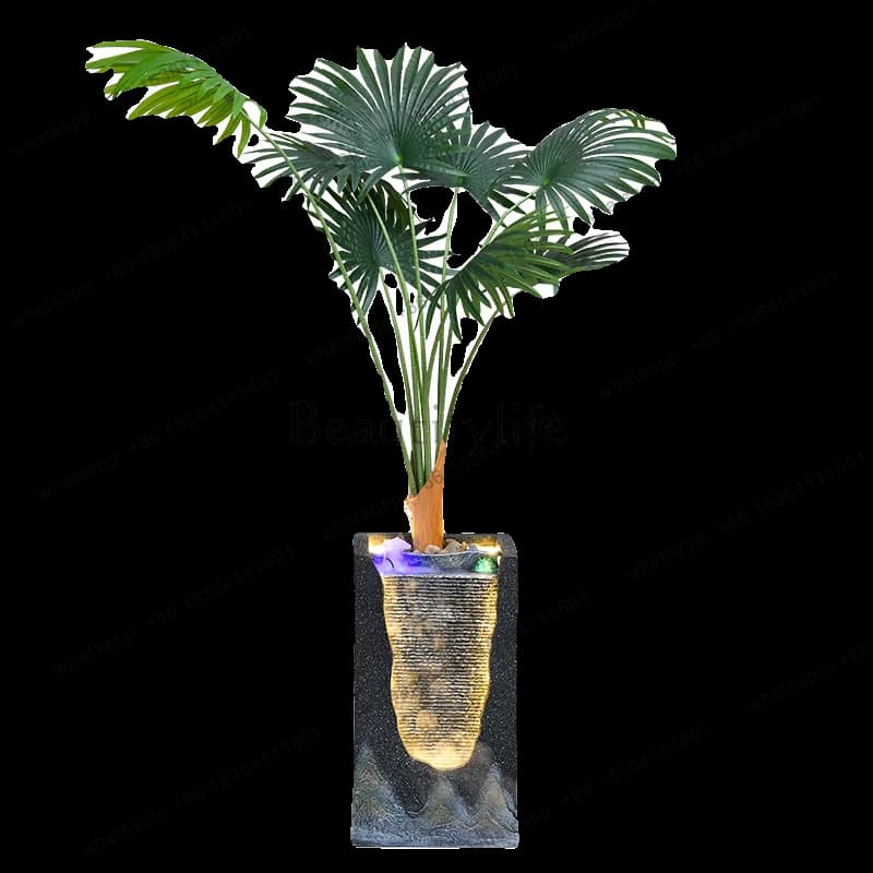 Modern light luxury circulating water making money ornament living room water feature decoration