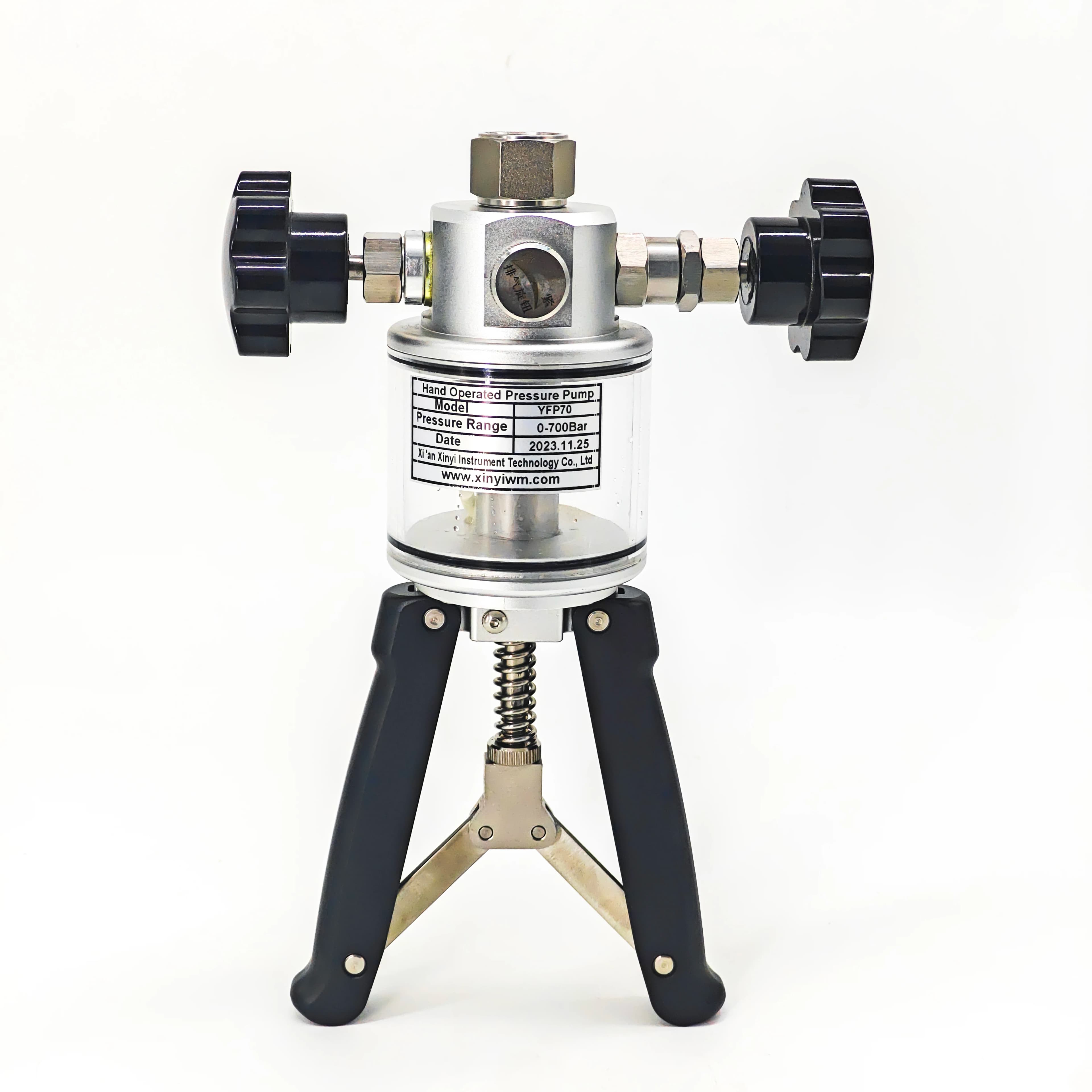 Handheld High Pressure Calibration Pump 70MPa Portable Hydraulic Tester Precision Control Pressure Gauge/Transmitter Transformer
