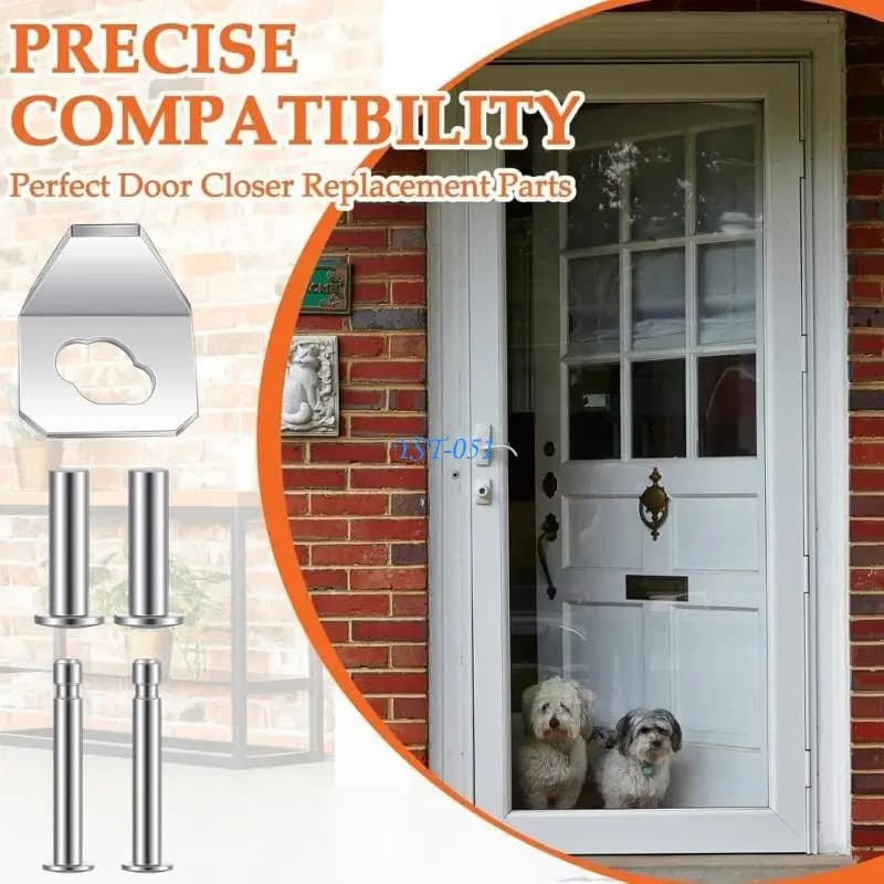 E15A Metal Door Hardware Upgrading Includes Hinge Pins Mounting Plate Protectors