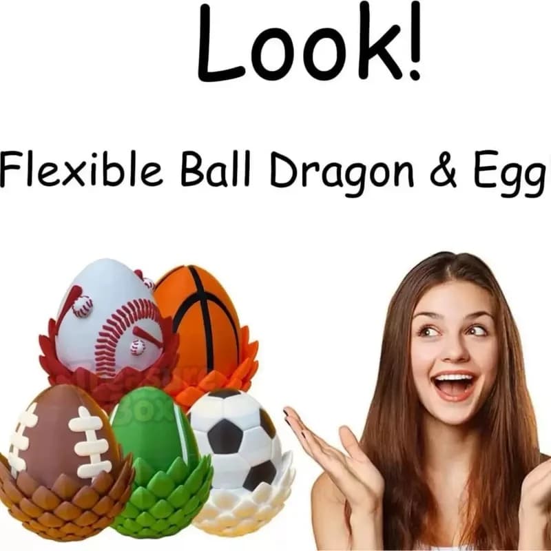 Single Pack Trend Play Theme Football Pattern Flying Dragon Ornament Vivid Shape 3D Printing Craft Office Decor Fashion Gift