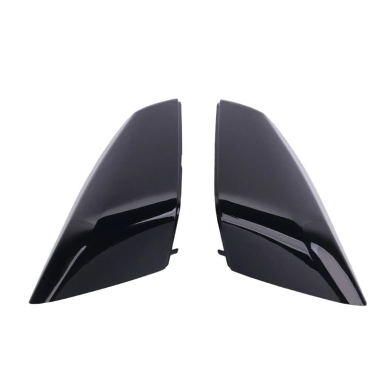 Replacement Side Mirror Shell Set with Gloss Black ABS Covers for Both Sides and Rear Positioning Features at the Intended H8WE