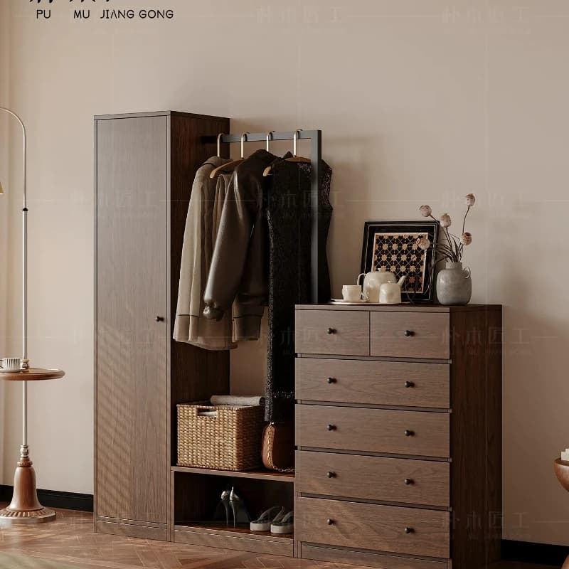 CX medieval style, bedroom locker, premium coat rack, integrated drawer cabinet