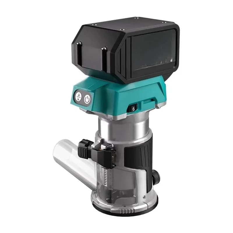 Brushless lithium battery trimming machine, rechargeable multi-functional woodworking slotting machine