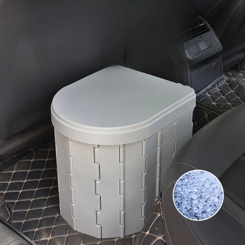 Car toilet Portable deodorant outdoor camping toilet Folding mobile self-driving travel supplies Toilet adult