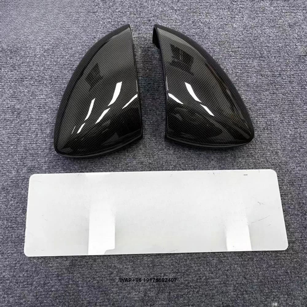 For 296 OEM Style Dry Carbon Fiber Side Mirror Cover High Precision Replacement Upgrade Plug and Play Installation