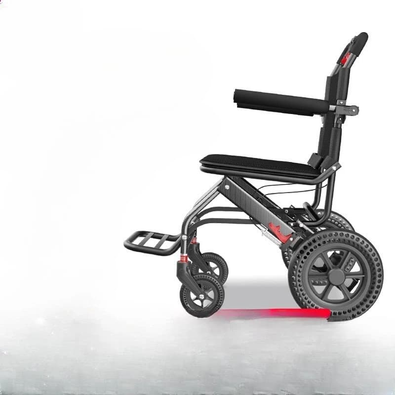 Wheelchair, super lightweight and foldable, small portable for the elderly, travel can be on the plane trolley