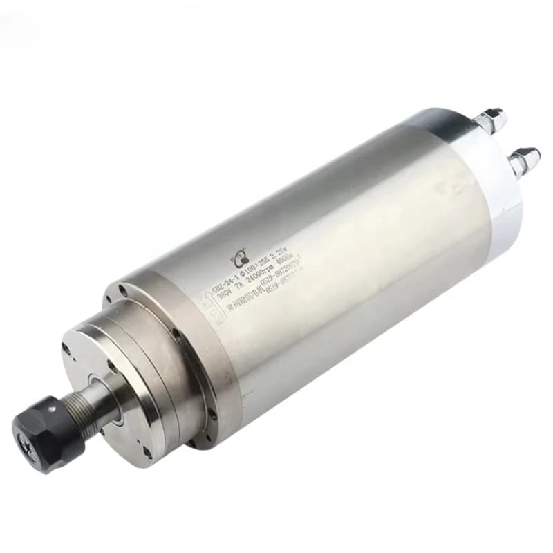 HYCNC HQD 3.2kw Water Cooled High Speed Cnc Router Spindle Motor for Cnc Lathe Milling 24000rpm 220v 380v 10A 12A 400hz Woodwork