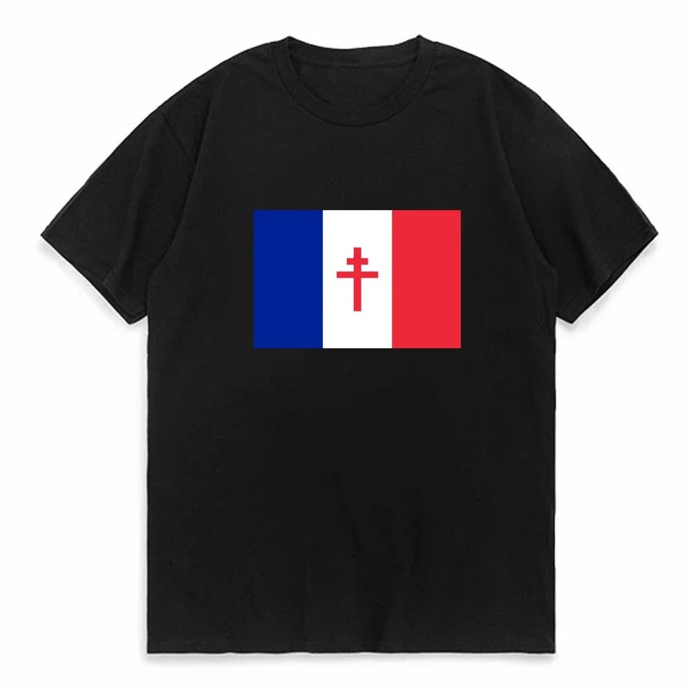 France Flag Print T Shirts High Quality 100% Cotton French Tops Short Sleeve Summer Style Fashion Funny T-shirts