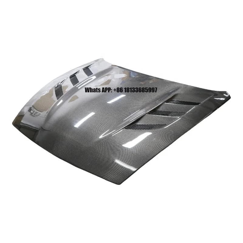 Vented Forged Car Carbon Fiber Fibre Front Engine Bonnet Hood for Nissan 370Z Sport Coupe