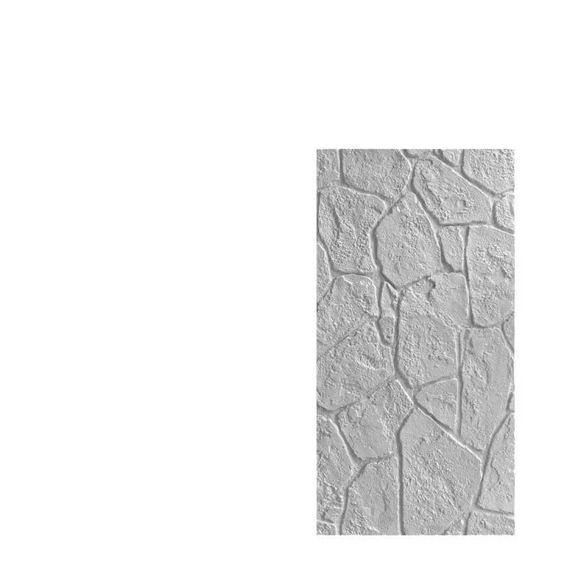 Pu stone skin tortoise grain stone imitation wood three-dimensional cement component hollow brick inner