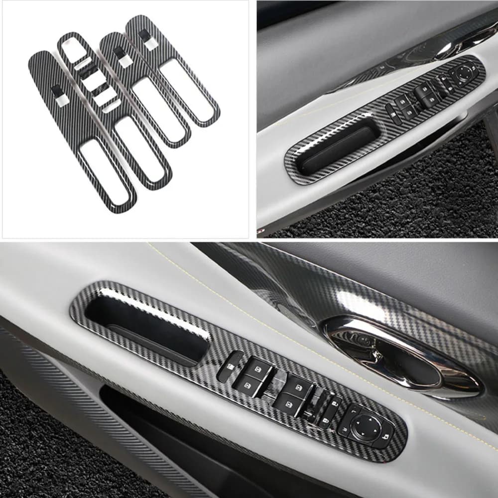 For Dodge Attitude GAC Trumpchi Empow 2021-2025 Window Glass Lift Button Switch Panel Car Accessories Inner Armrest Frame Trim