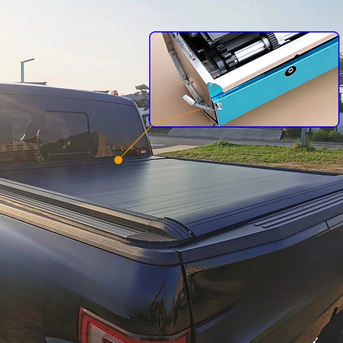 For Best Quality Aluminum Retractable Electric Roller Lid Trunk Cover T60 T70 T90