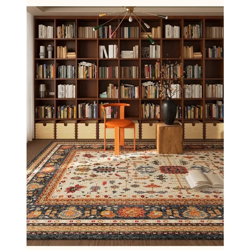 Living room free care American ethnic style sofa coffee table mat bedroom floor mat