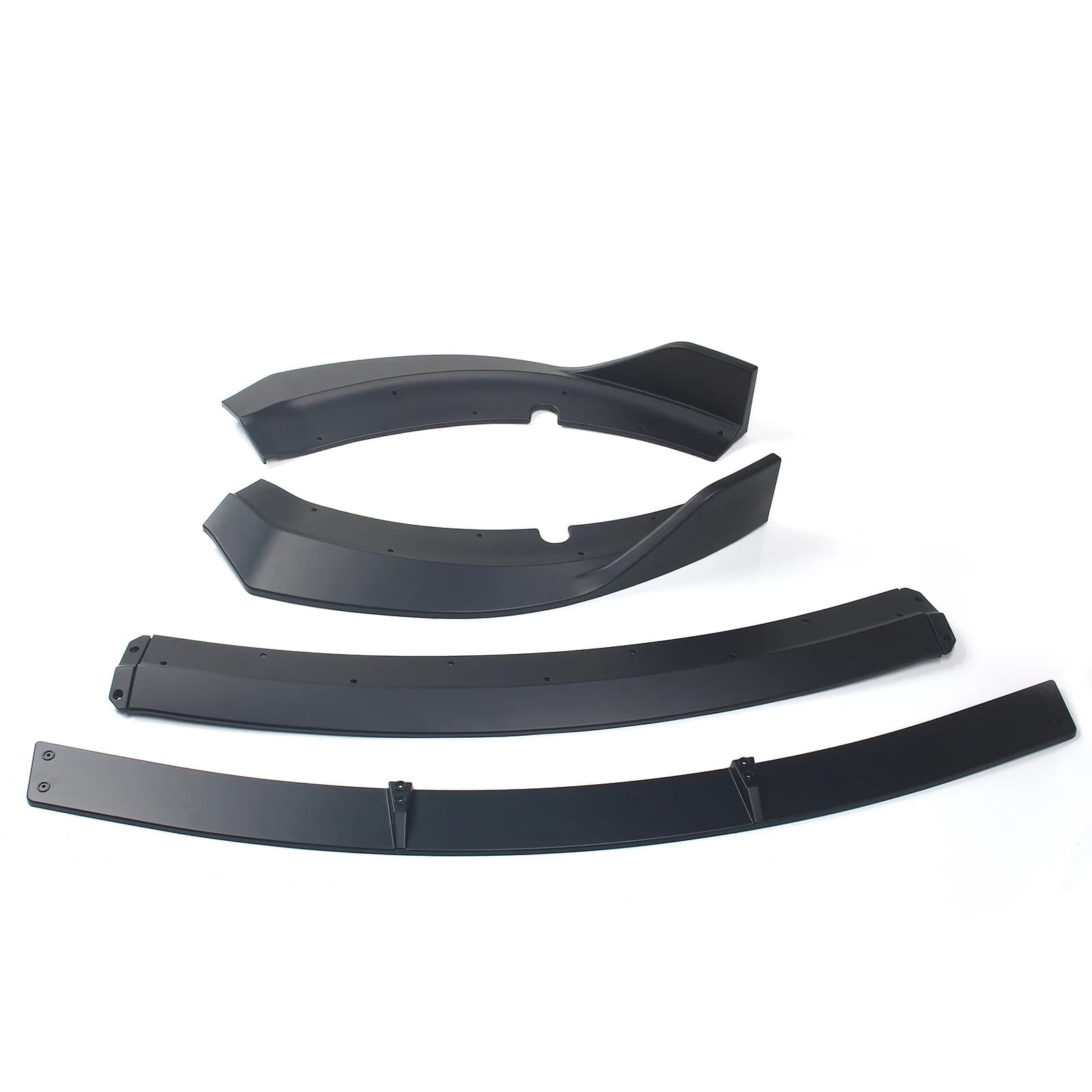 Front Bumper Lip Splitter Spoiler Matte Black For Dodge Charger SRT 2015-2020