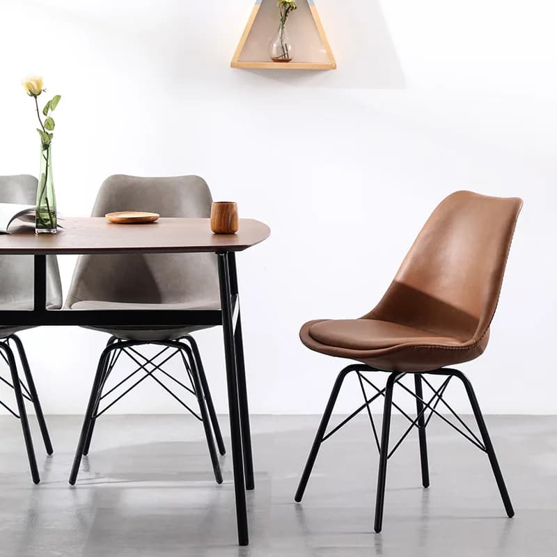 Black Nordic Dining Chair Restaurant Luxury Decor Modern Office Dining Chair Living Room Lounge Sillas De Comedor Home Furniture