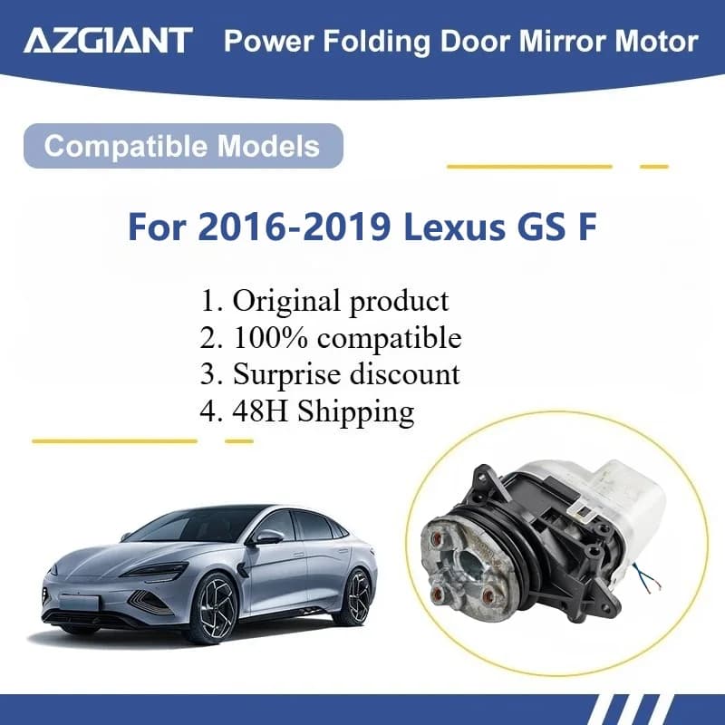 AZGIANT For Lexus GS F/GS Turbo/GS200t/GS300/GS350 Car Wing Mirror Authentic Folding 12V Motor Power Assembly car gadgets