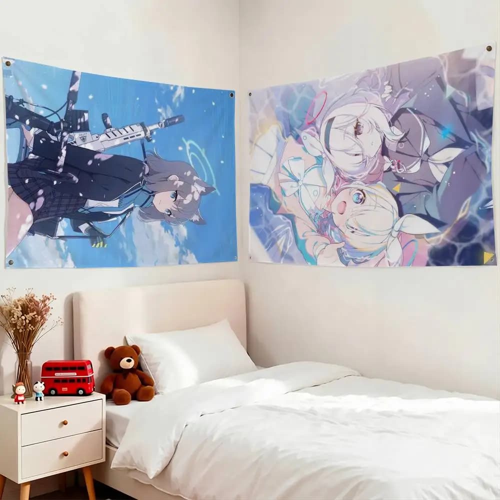 Hot-selling Blue Archives Flag Suitable For Party Club Outdoor Interior Wall Decoration Banner Fans Gift