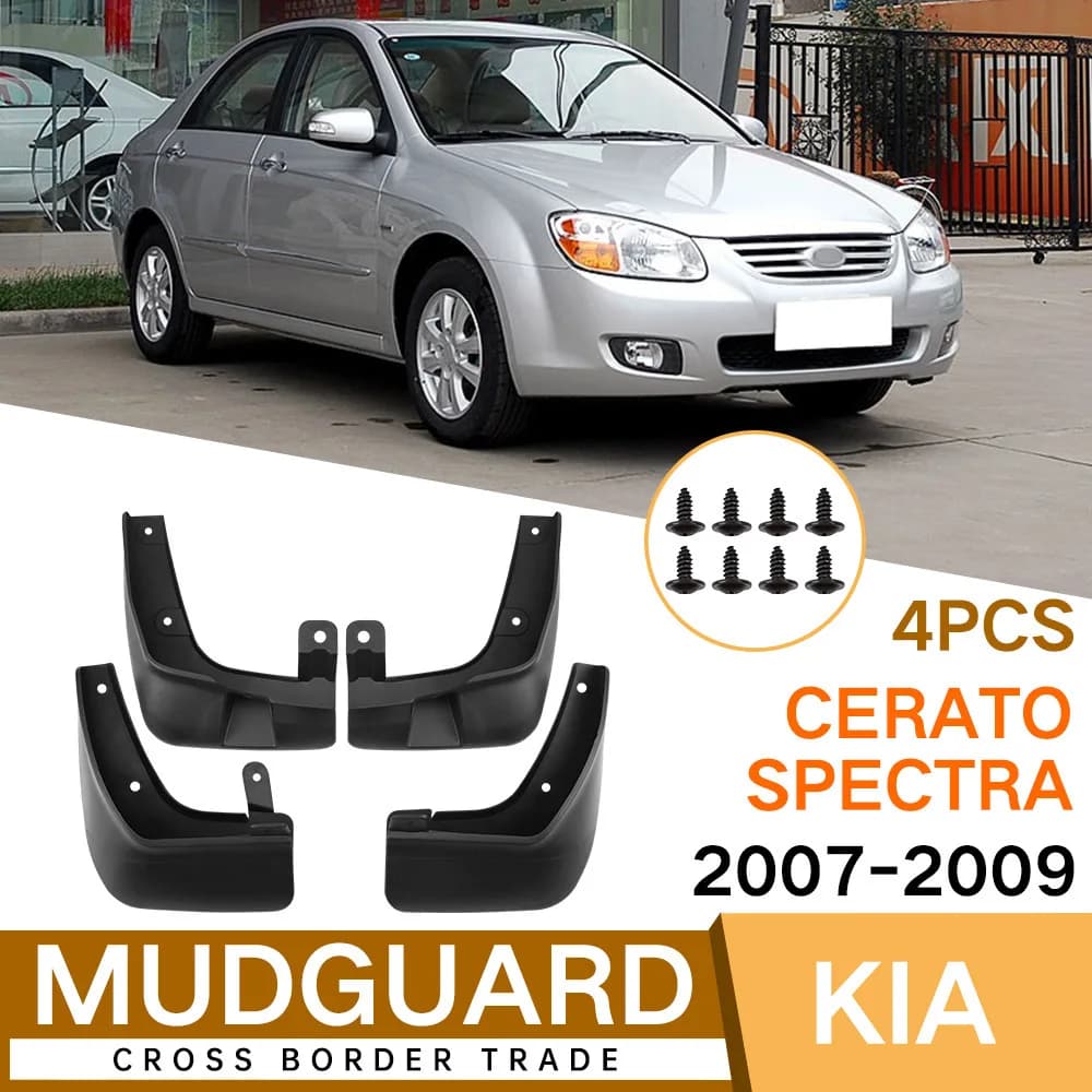For Kia Cerato Spectra 2007-2009 Fender Tile Auto Accessories fender flares 4runner accessories