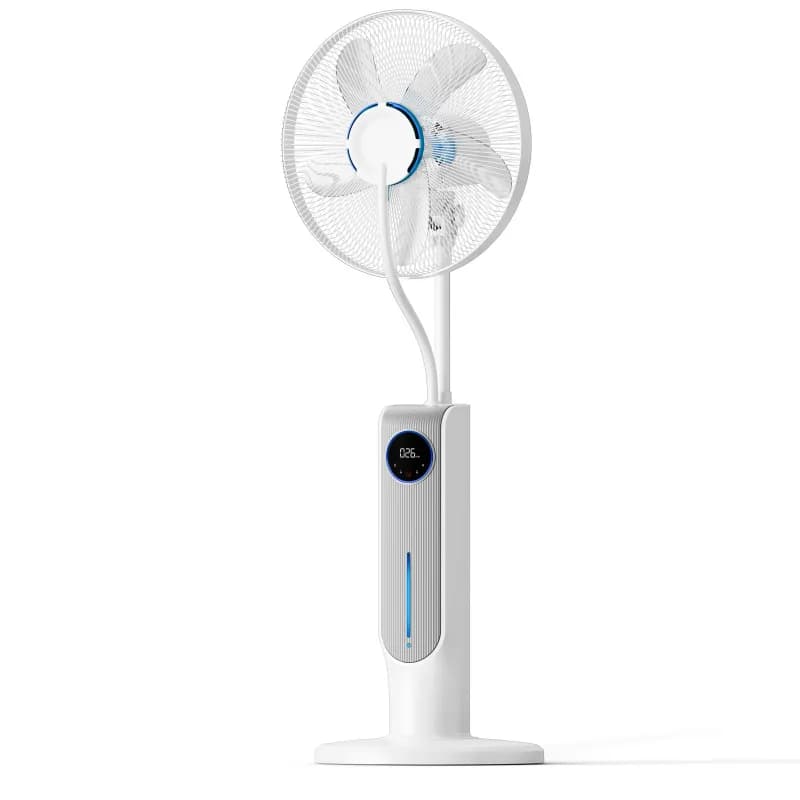 New electric fan household wind floor fan bedroom cooling intelligent atomization humidification air cooler